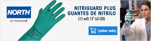 North, Nitriguard Plus Guantes de Nitrilo (15 mil) 13" LA132G